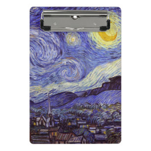 Mini Porte-bloc Vincent Van Gogh Starry Nuit Vintage Art