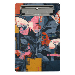 Mini Porte-bloc Vol de papillon abstrait vibrant (6)