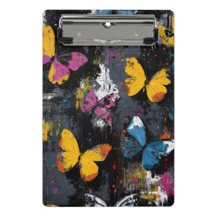 Mini Porte-bloc Vol de Papillon Abstrait Vibrant (8)