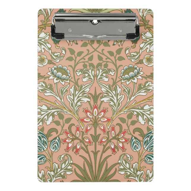 Mini Porte-bloc William Morris Hyacinth Flower Rose Art (Devant)