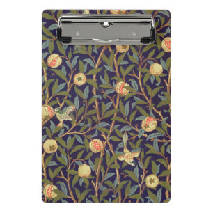 Mini Porte-bloc William Morris Oiseau Et Grenade Floral Vintage