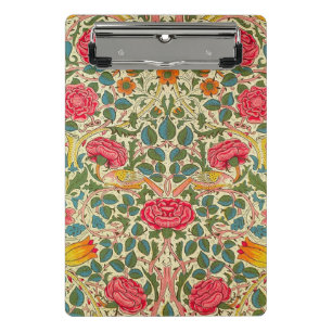 Mini Porte-bloc William Morris Rose Floral Chintz rose