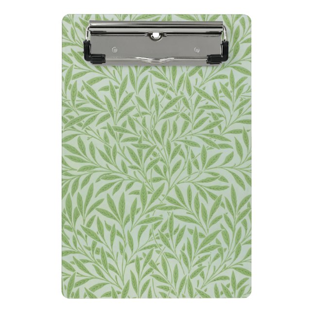 Mini Porte-bloc William Morris Willow Flower Classic Green (Devant)