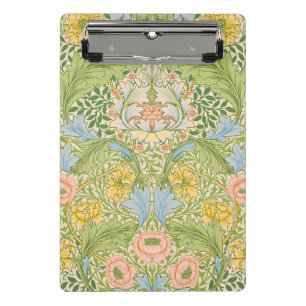 Mini Porte-bloc Wm Morris Myrtle Floral Art Nouveau Pastel