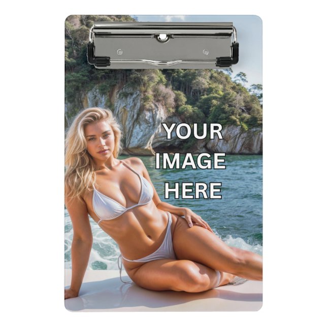 Mini Porte-bloc WRITE! ✍️ Custom Clipboard – Add Your Own Design (Devant)