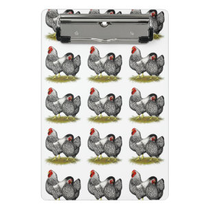 Mini Porte-bloc Wyandotte : Paire d'argent