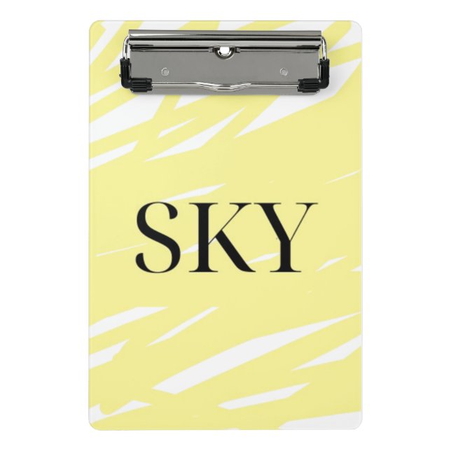 Mini Porte-bloc Yellow Sky Clipboards (Devant)