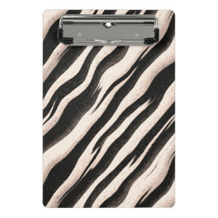 Mini Porte-bloc Zebra raye une texture transparente + vos idées