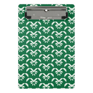 Mini Porte-bloc Zigzag floral vert