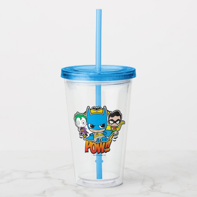Mini Pow Acrylic Tumbler (Front)
