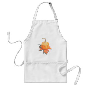 Mini Pumpkin on Oak Leaf Standard Apron