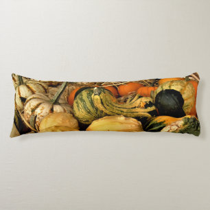 Mini Pumpkins And Gourds Assortment Fall Photo Body Pillow