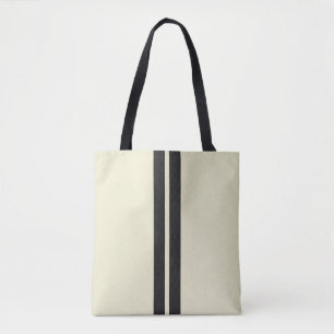 Mini Racing Stripes on ANY COLOR Background Tote Bag