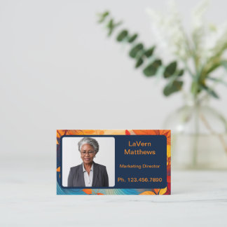 Mini Resume Card | Networking Card Fall Colours