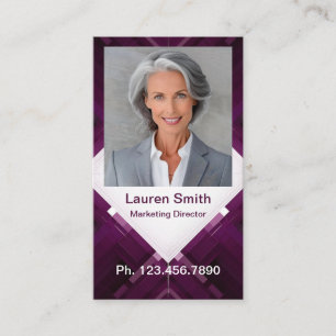 Mini Resume Card   Networking Card Geo Modern