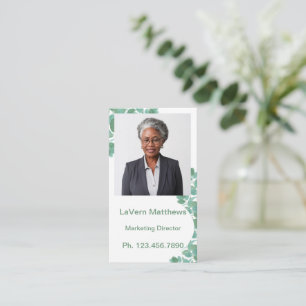 Mini Resume Card   Networking Card Green