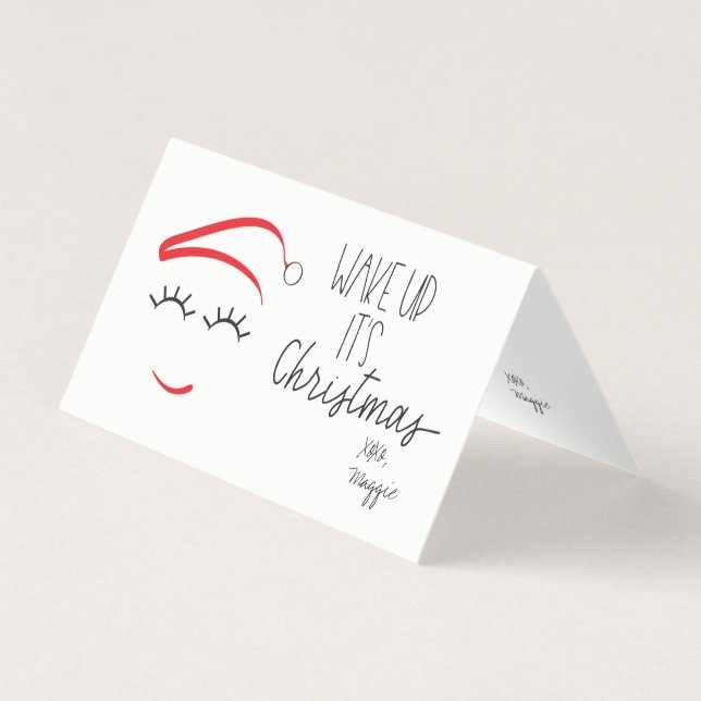 MINI - Réveillez-vous C'est Noël" Lashes (Front)