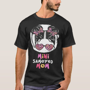 Mini Samoyed Mom Samoyed dog little girl cute T-Shirt
