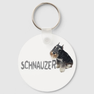 Mini Schnauzer Keychain