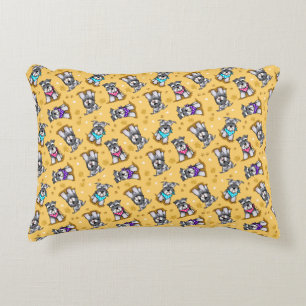 Mini Schnauzer KiniArt Accent Pillow