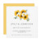 MINI SIZE | Rustic Sunflowers Yellow Save The Date