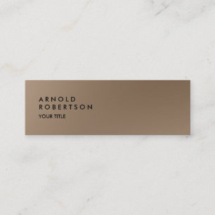 Mini Slim Browny Carte de visite professionnel tendance