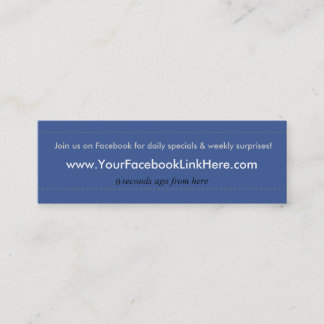 Mini *Specials de carte de visite de profil de Facebook