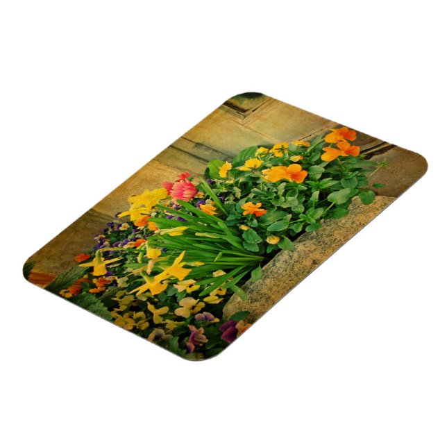 Mini Springtime Garden Magnet (Left Side)