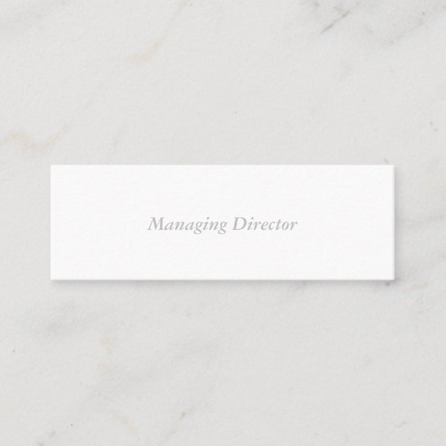 mini standard matte business card (Front)