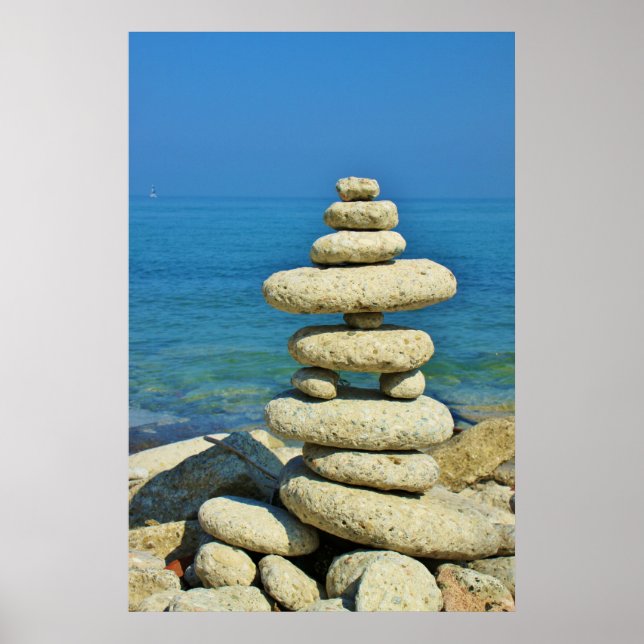 Mini Stone Stack Design Poster (Front)