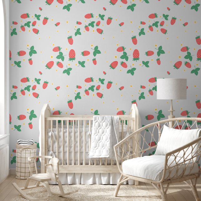 Mini Strawberry Blossom Wallpaper (Kids)