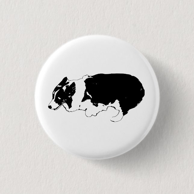Mini stride, merry pride 1 inch round button (Front)