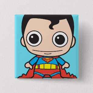 Mini Superman 2 Inch Square Button