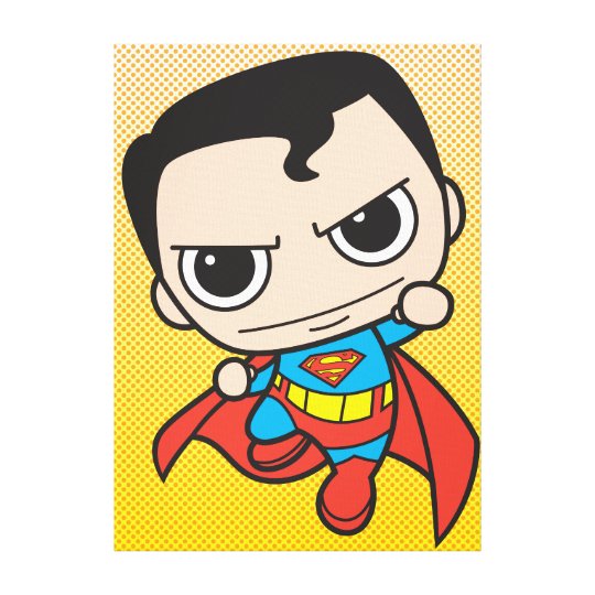 mini superman flying canvas print zazzleca