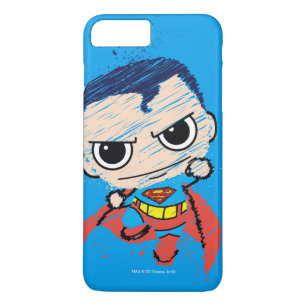 Mini Superman Sketch - Flying Case-Mate iPhone Case