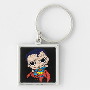Mini Superman Sketch - Flying Keychain