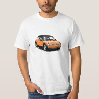 Mini T-shirt moderne orange de voiture