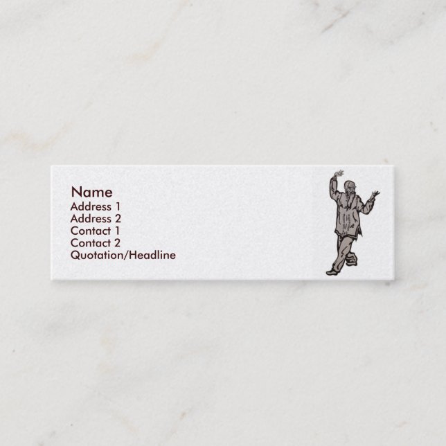 Mini T'ai Chi Carte de visite (Devant)