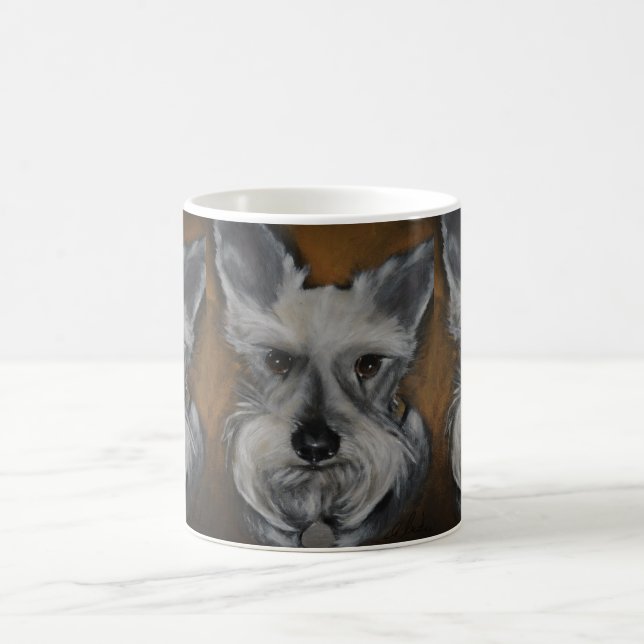 Mini tasse de café de Schnauzer 2 (Centre)