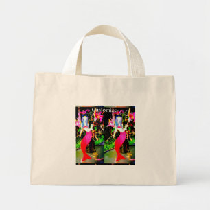 Mini Tote Bag 3 sirènes rouges faisant la fête