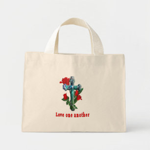 Mini Tote Bag Aimez-vous l'un l'autre