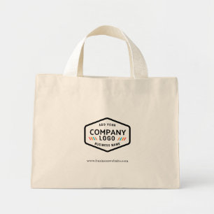 Mini Tote Bag Ajouter un logo d'entreprise et Slogan personnalis