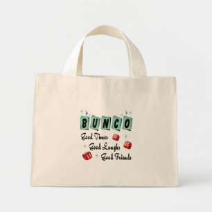 Mini Tote Bag Amusement Retro Bon Times Bunco