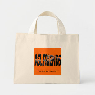 Mini Tote Bag ASL AMIS FOURRE-TOUT À PROMOUVOIR - Customisé