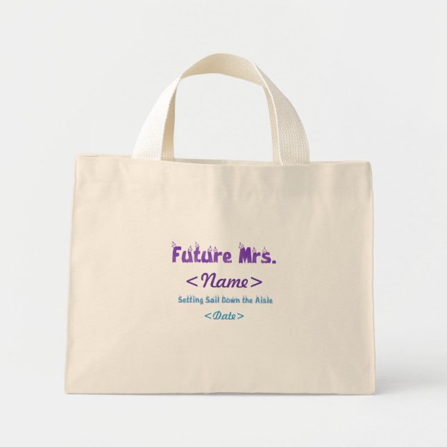 Mini Tote Bag Avenir nautique Mme Totes (Devant)