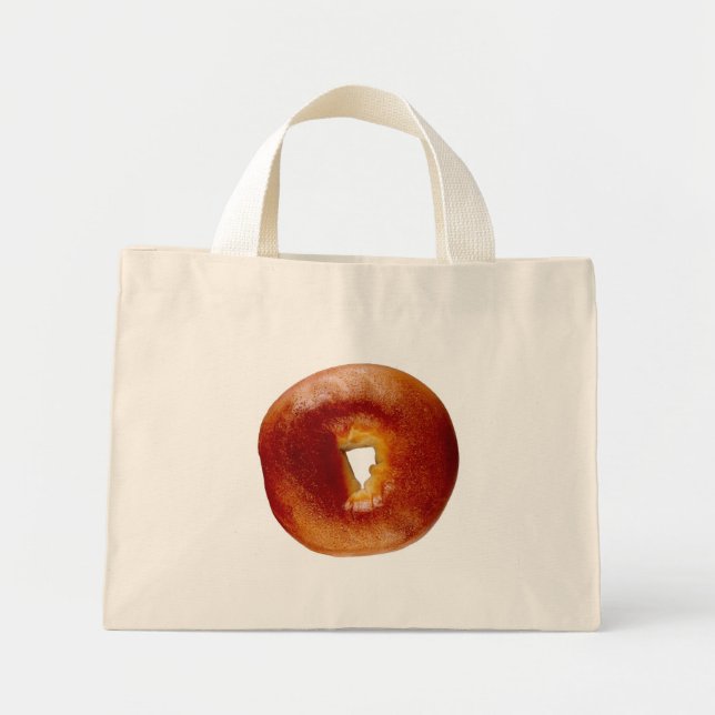 Mini Tote Bag Bagel (Devant)