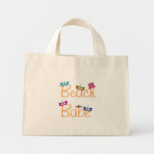 Mini Tote Bag Beach Babe