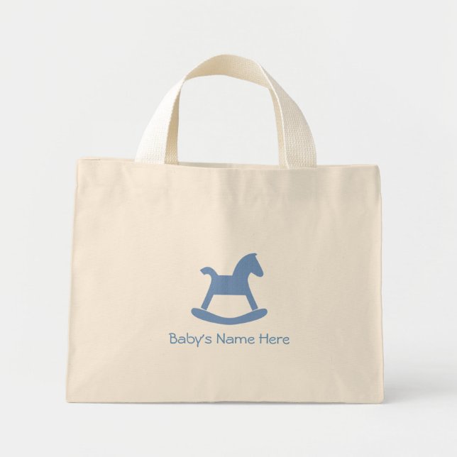 Mini Tote Bag Bébé garçon (Devant)