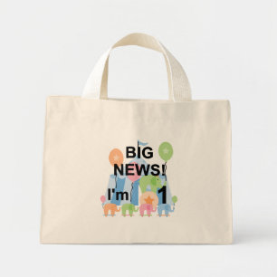 Mini Tote Bag Big News Circus 1er Anniversaire T-shirts et cadea