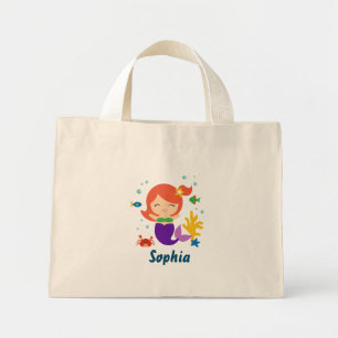 Mini Tote Bag Bleu ciel